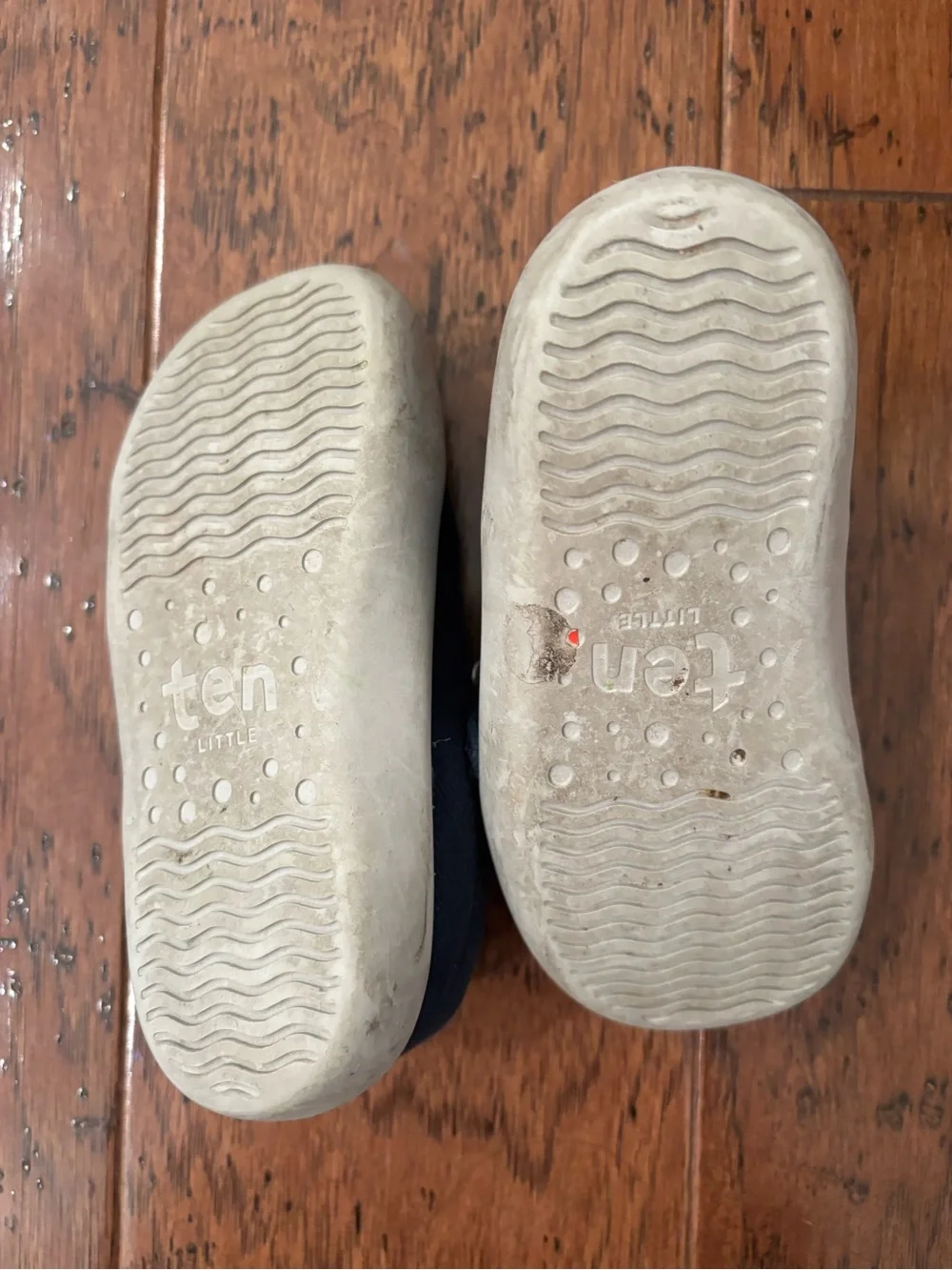 Ten Little Navy Slip-On Baby & Walker Shoes